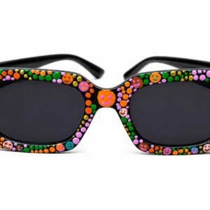 Amazigh TISIT Mirror Hand Painted Sunglasses Festival Wear