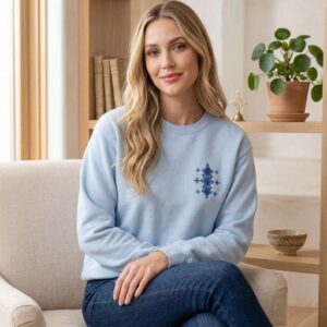 Amazigh Berber Geometric Symbol Eco-Friendly Unisex Pullover Sweatshirt