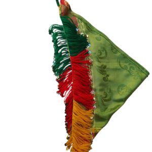 Amazigh Berber Guettib Head Scarf with Khenifra Tassels