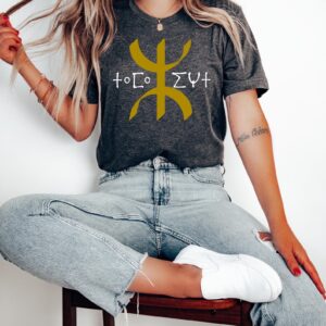 Amazigh Berber Kabyle Tifinagh Yaz Symbol T-Shirt Design