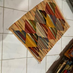 Amazigh Akhnif Berber Wool Accent Rug for Home Decor