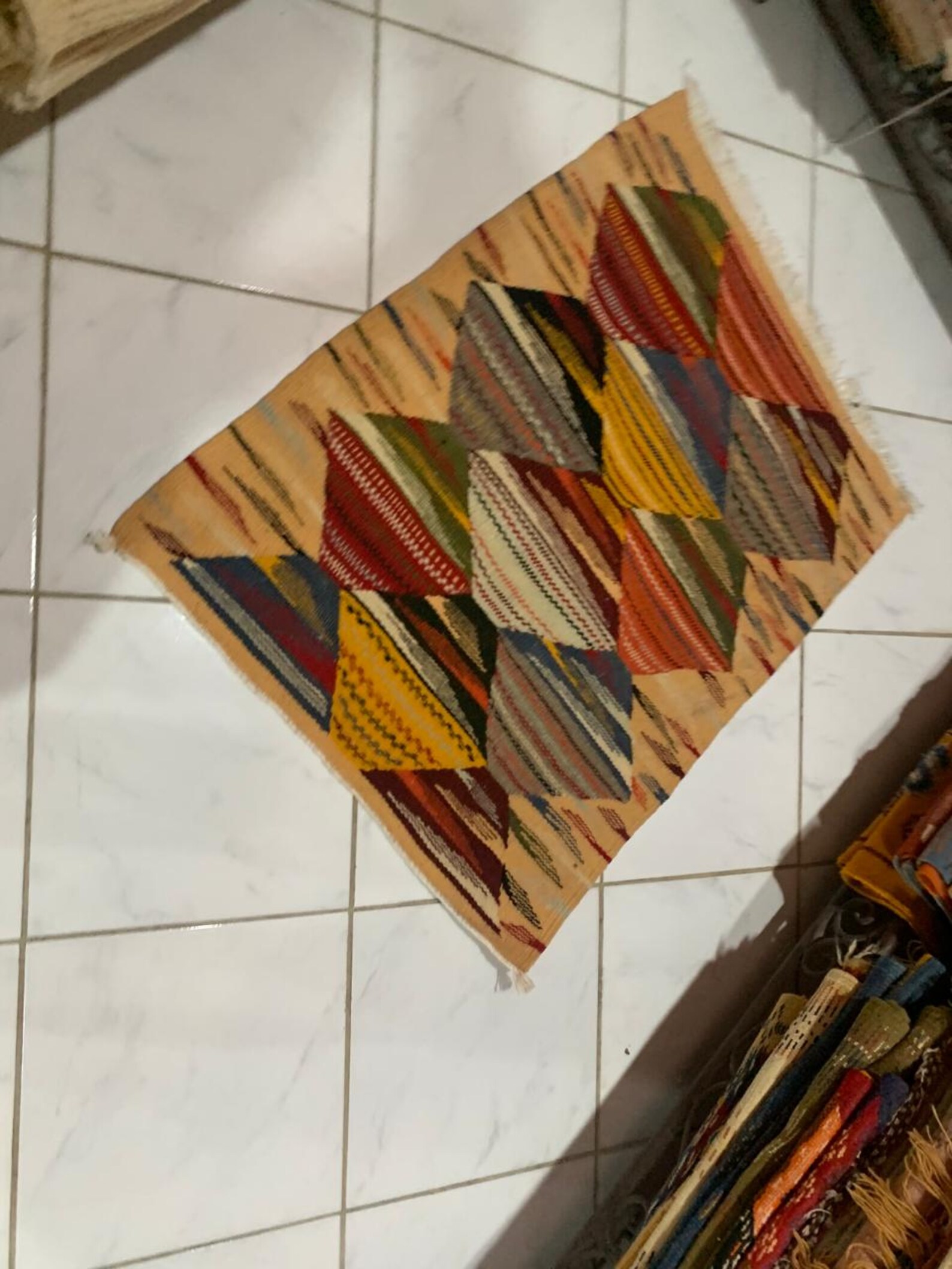 Amazigh Akhnif Berber Wool Accent Rug for Home Decor