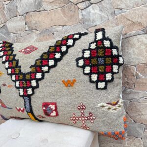 Tazenakht Berber Amazigh Cover One of a Kind Pillow