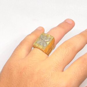 Amazigh Berber Yaz Z Tuareg Brass Copper Size Ring