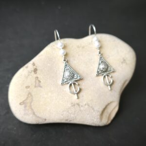 Amazigh Berber Fibule Forme Handmade Artisan Earrings Design