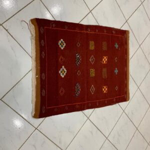 Amazigh Berber Akhnif Wool Accent Rug For Home Decor
