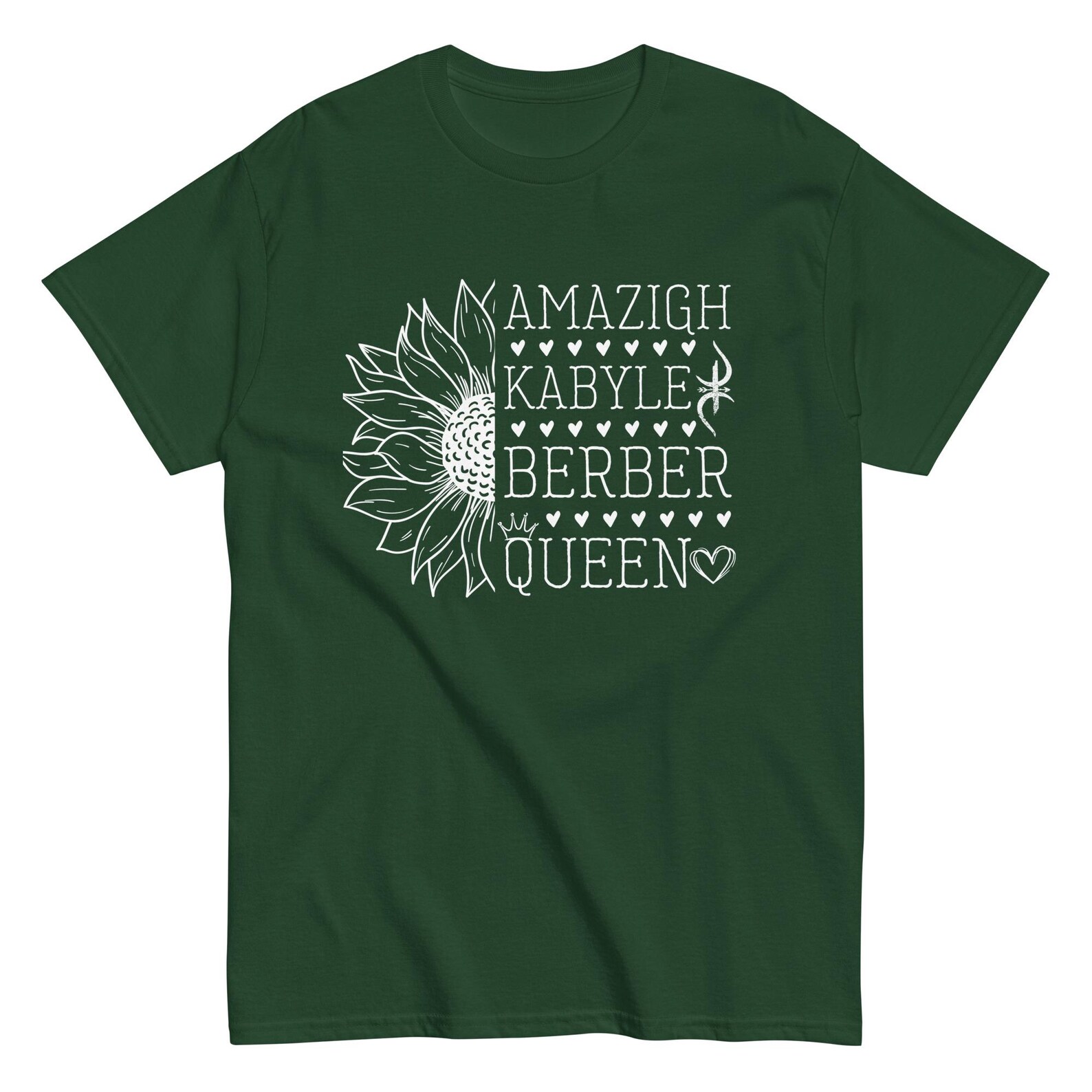 Amazigh Yaz Tifinagh Kabyle Berber Symbol Graphic T-Shirt