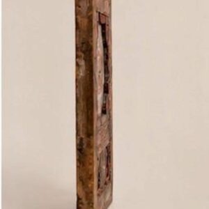 Berber Amazigh Vintage Door Wall Art Hand Carved Wooden Panel