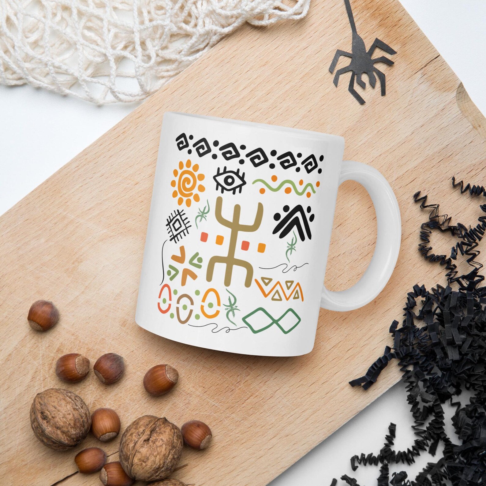 Amazigh Berber Tifinagh Yaz Symbol Glossy Mug Design