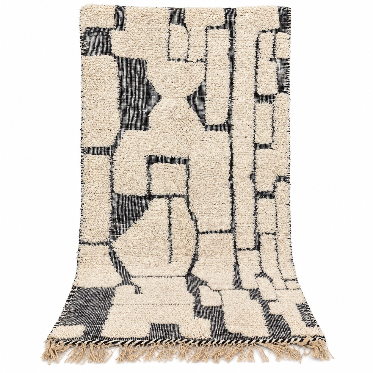 Amazigh Berber Akhnif Taznakht Kilim Wool Rug Handwoven Design