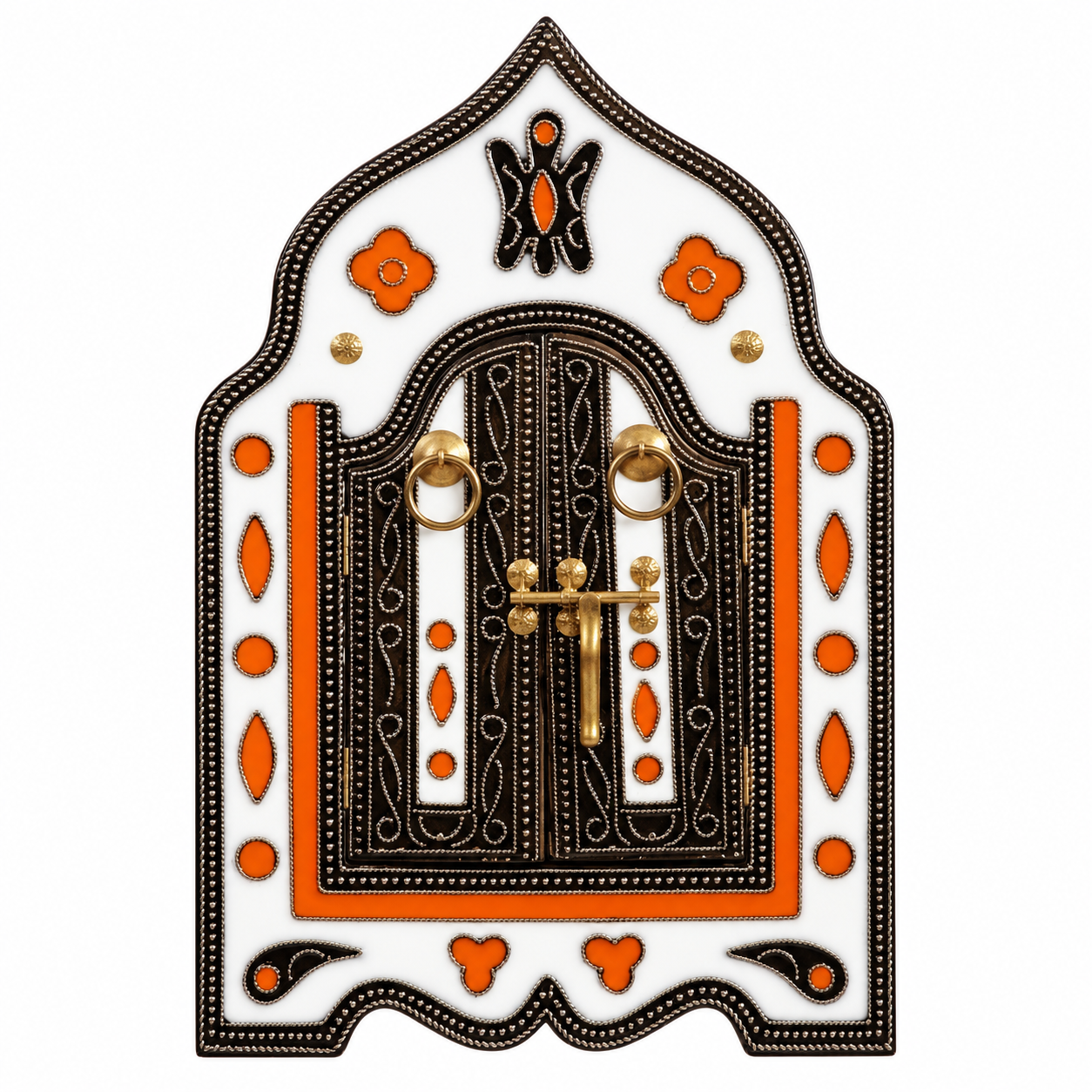 Amazigh Berber Arched Mirror Decorative Artisan Wall Art