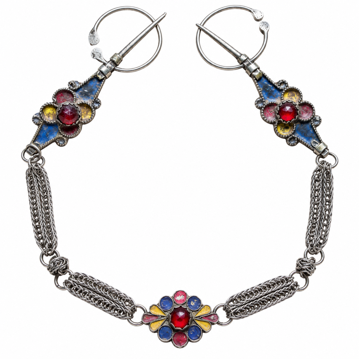 Amazigh Berber Joyería bereber Traditional Decorative Jewelry Fibula