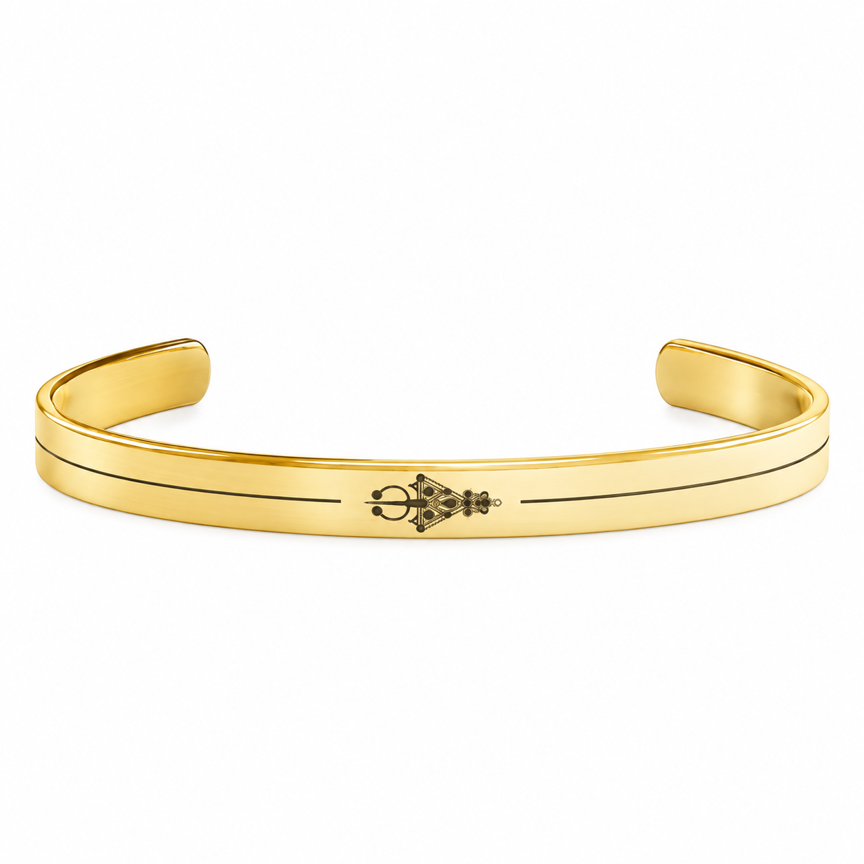 Amazigh Berber Kabyle Fibula Inspired Cuff Bracelet Jewelry