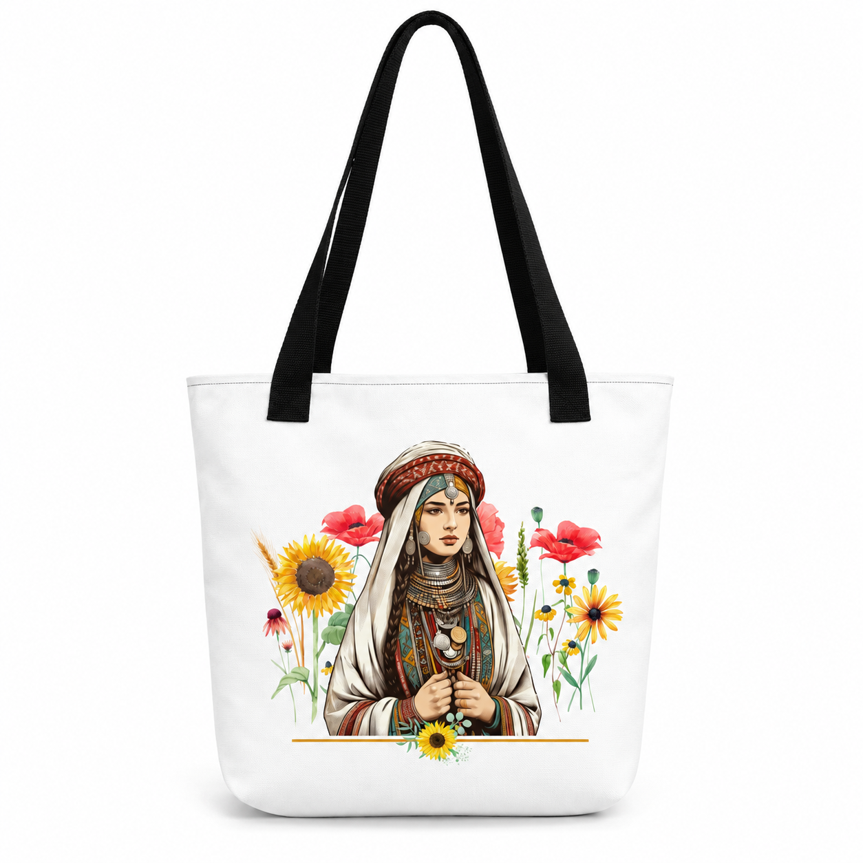 Amazigh Berber Kabyle Tifinagh Motifs Design Tote Bag