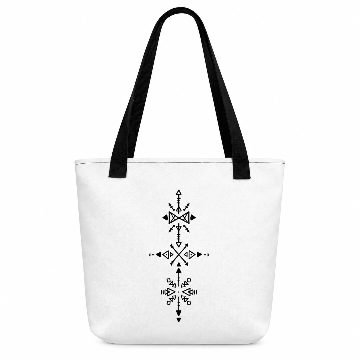 Amazigh Berber Kabyle Tifinagh Motifs Design Tote Bag