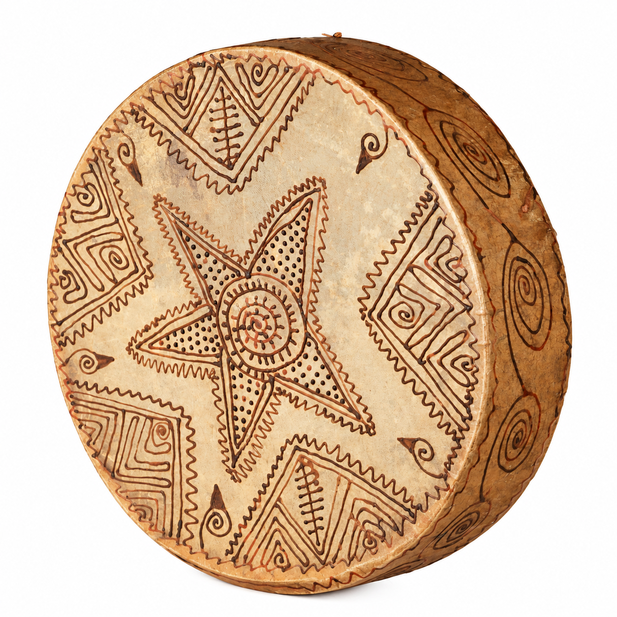 Amazigh Berber North Arab Folk Musical Bendir Drum
