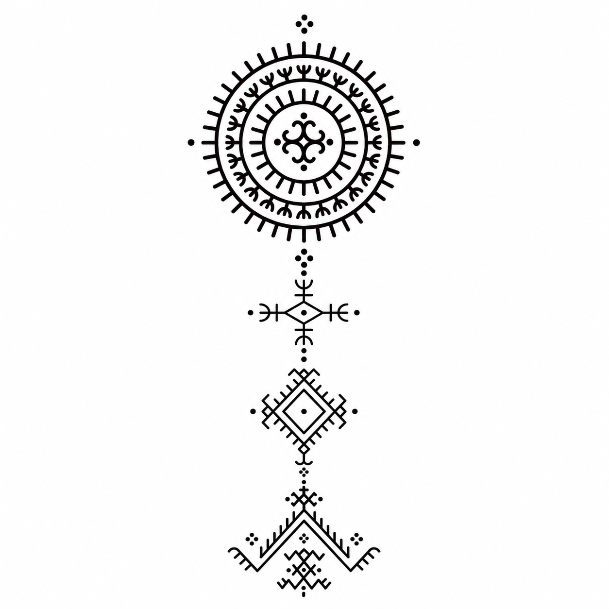 Amazigh Berber Procreate Tattoo Stamps Brushes Digital Download Set