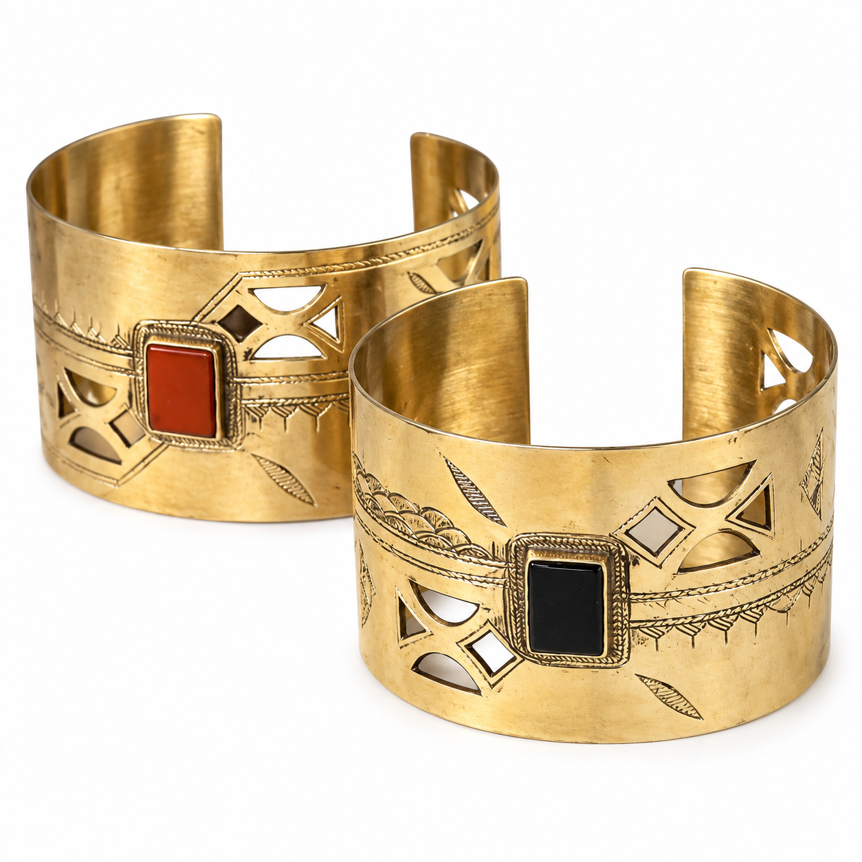 Amazigh Berber Tuareg Carnelian 3 INCHES Cuff Bracelet