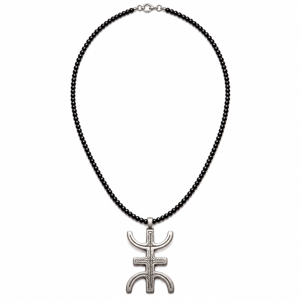 Amazigh Berber Tuareg Yaz Symbol Pendant Necklace Handmade