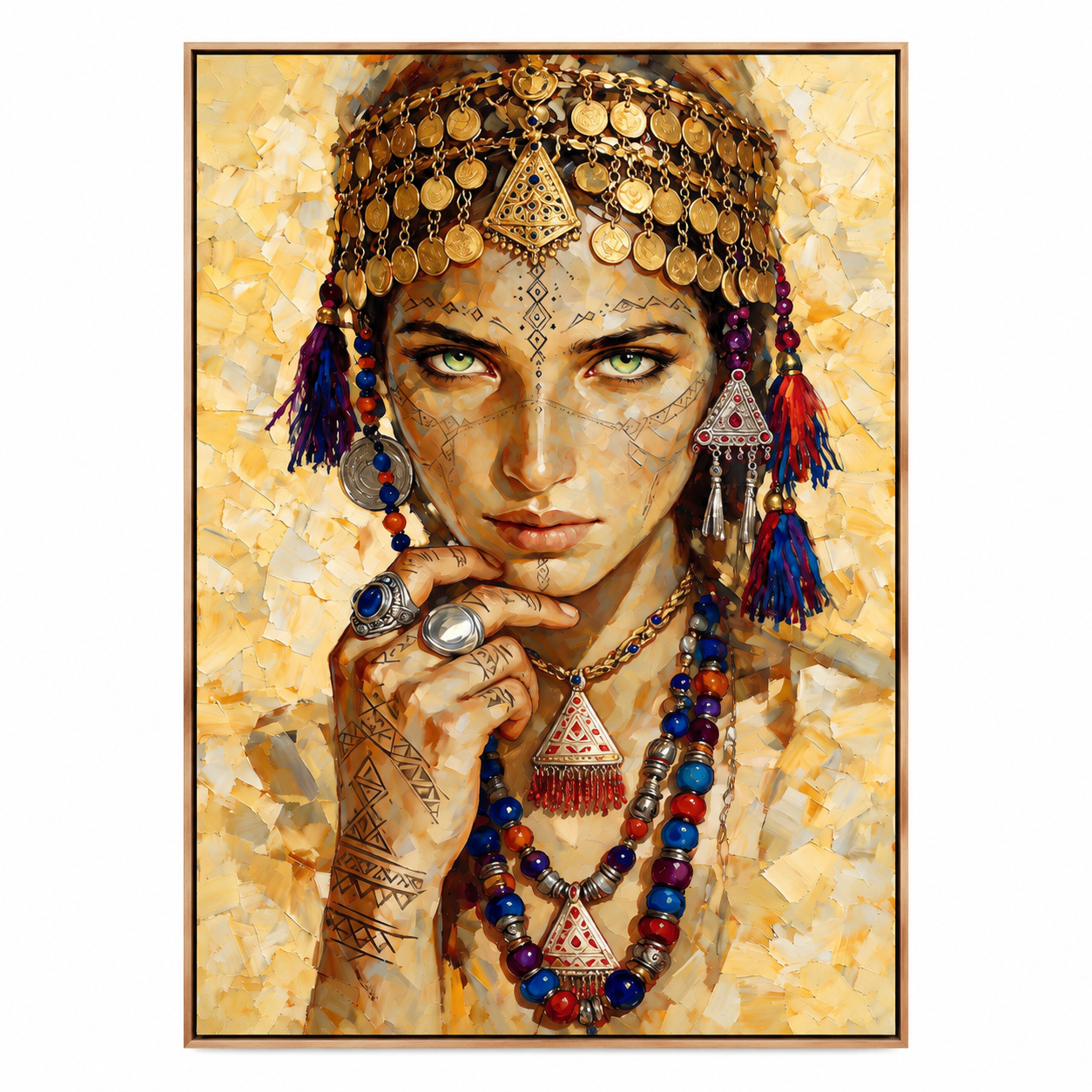 Amazigh Berber Woman Portrait Digital Download Art Print