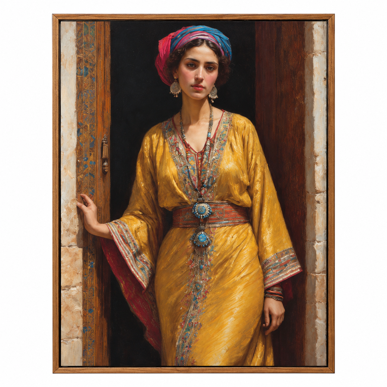 Amazigh Berber Woman Portrait Digital Download Wall Art Print