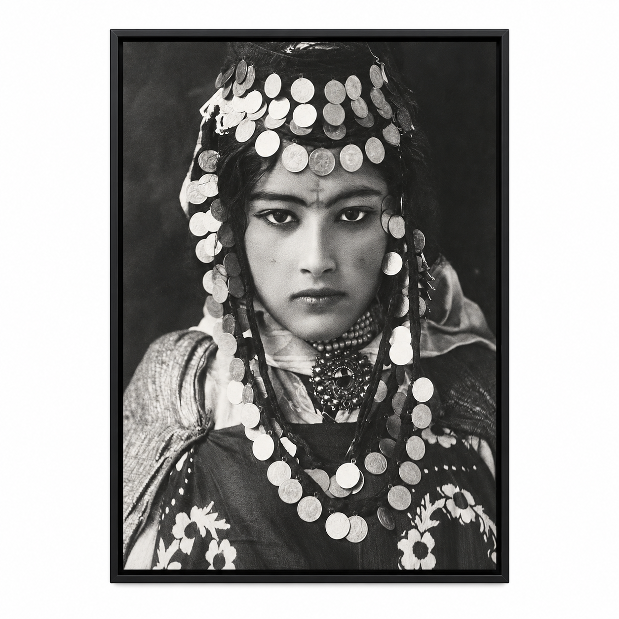 Amazigh Berber Woman Portrait Printable Digital Download Wall Art
