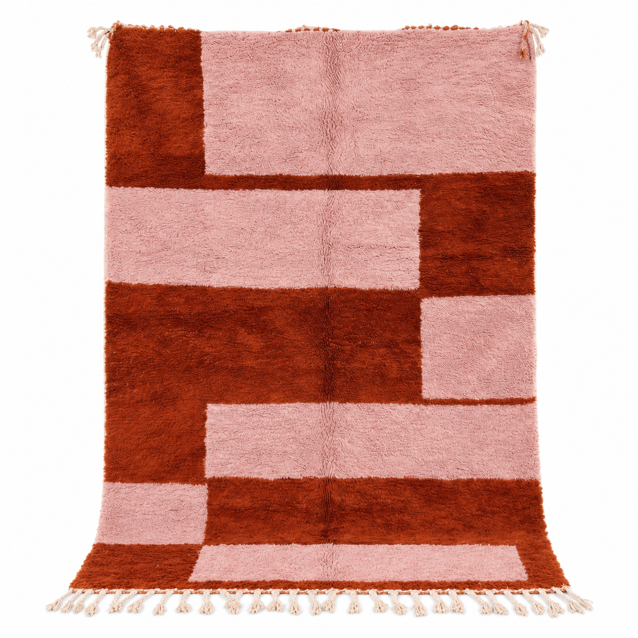 Amazigh Custom Berber Wool Rug for Living Room Handmade Design