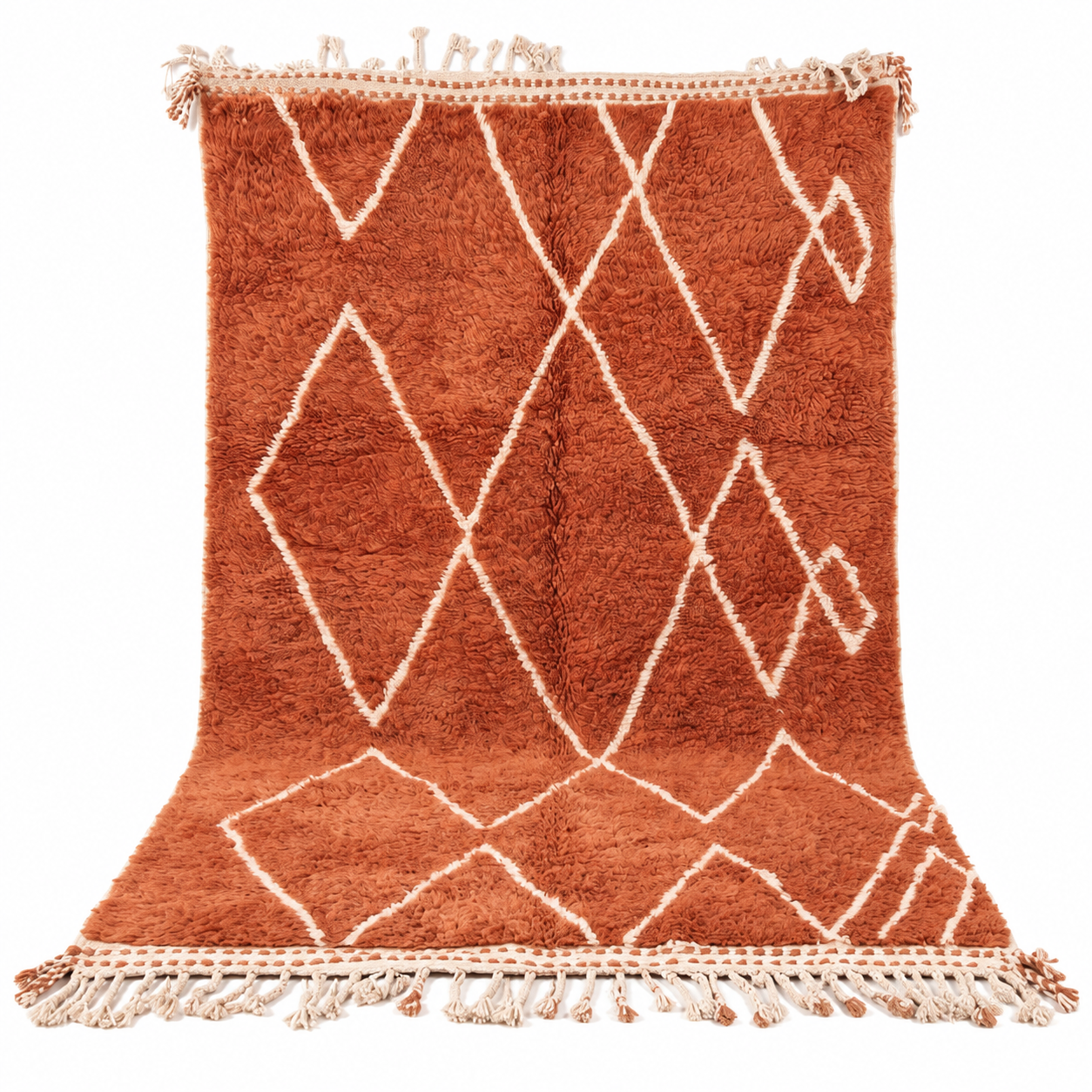 Amazigh Custom Berber Wool Rug Handmade Living Room Decor
