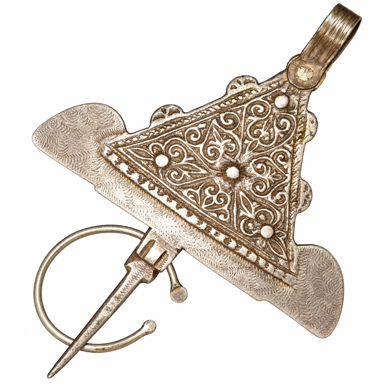 Amazigh Fiboule Marokko Echtsilber Fundstück Essaouiria Necklace with Berber Heritage