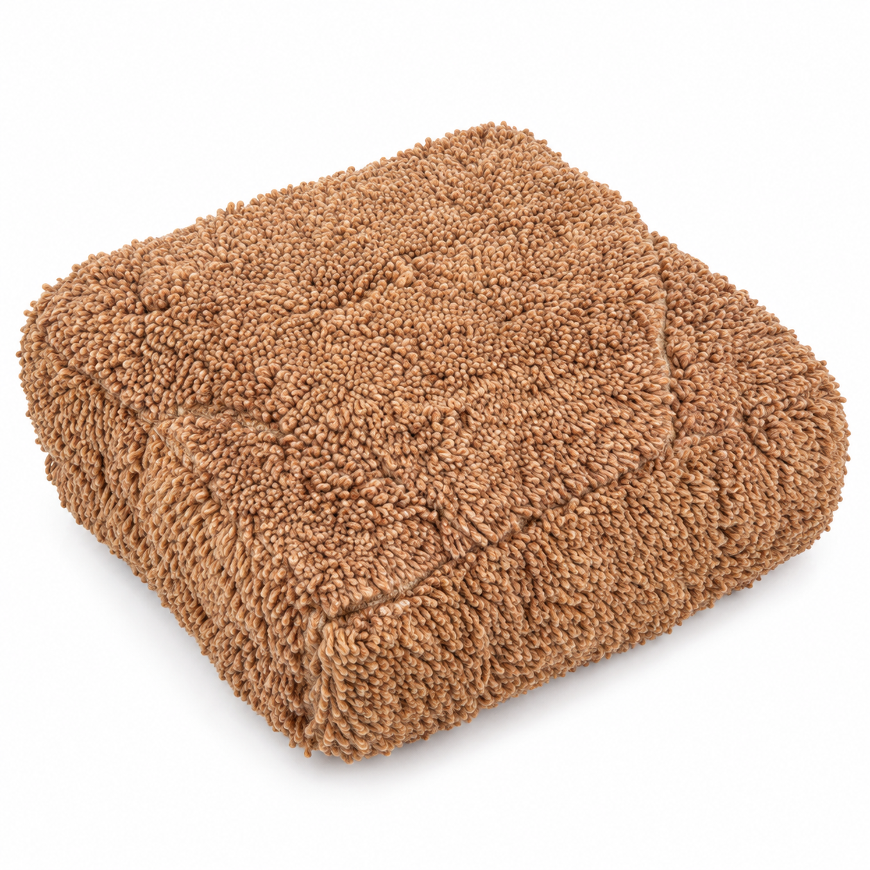 Amazigh Handwoven Berber Wool Floor Pouf with Hanbel Design