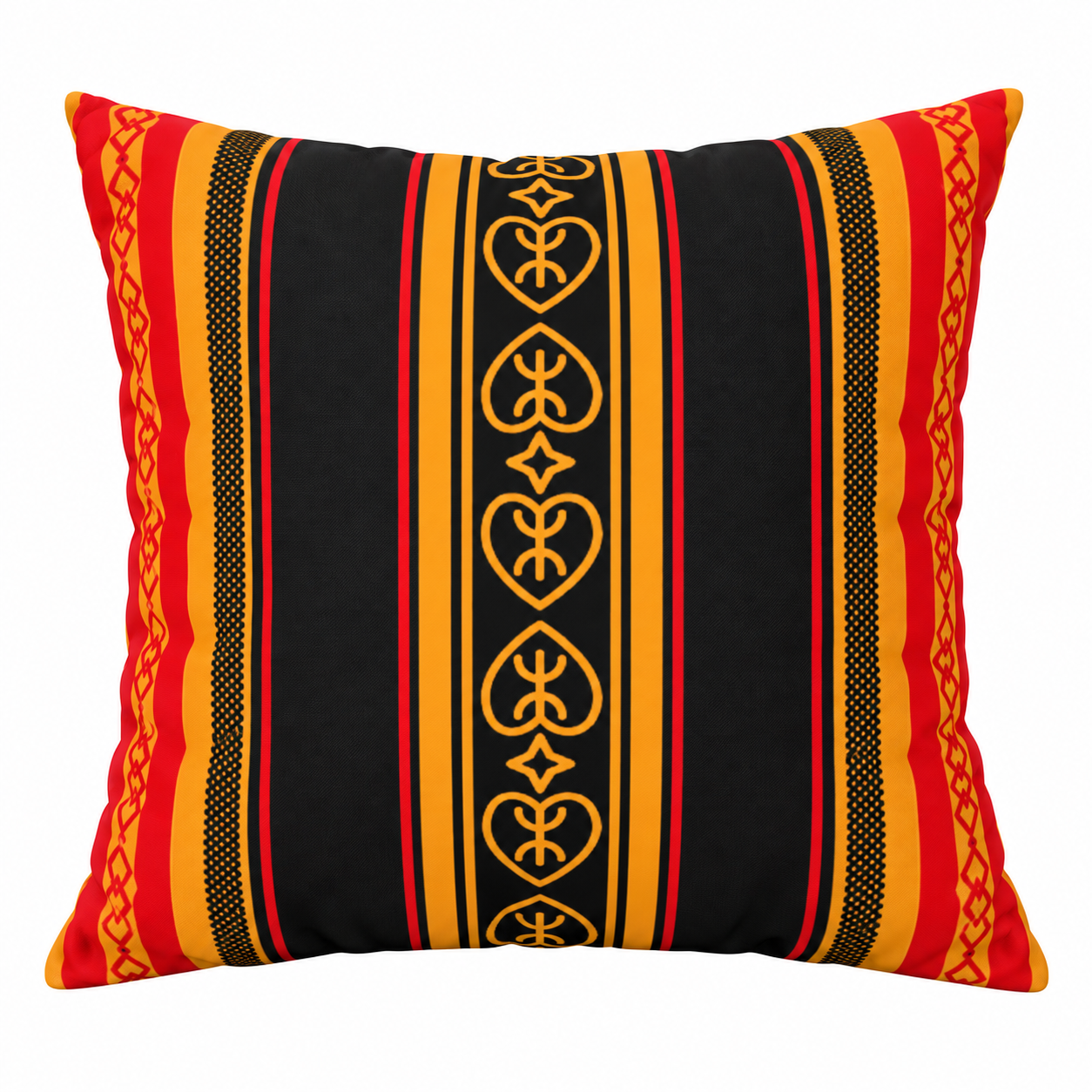 Amazigh Kabyle Polyester Pillow Cover with Decorative Design