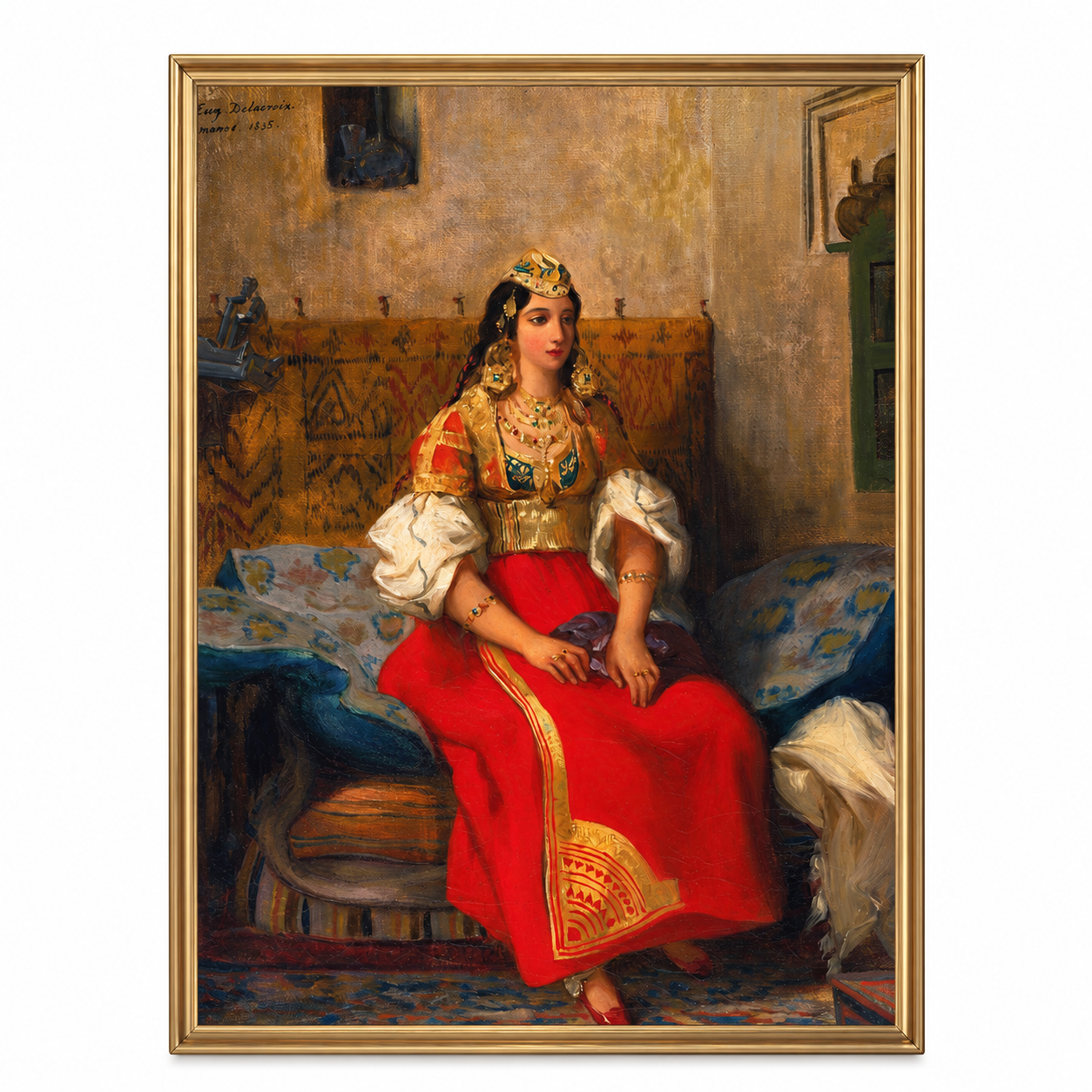 Amazigh Tangier Woman Vintage Portrait Digital Download Art