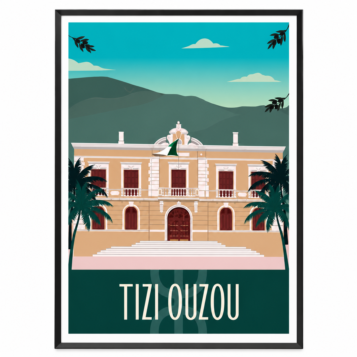 Amazigh Tizi Ouzou Affiche Wall Art décoration Poster