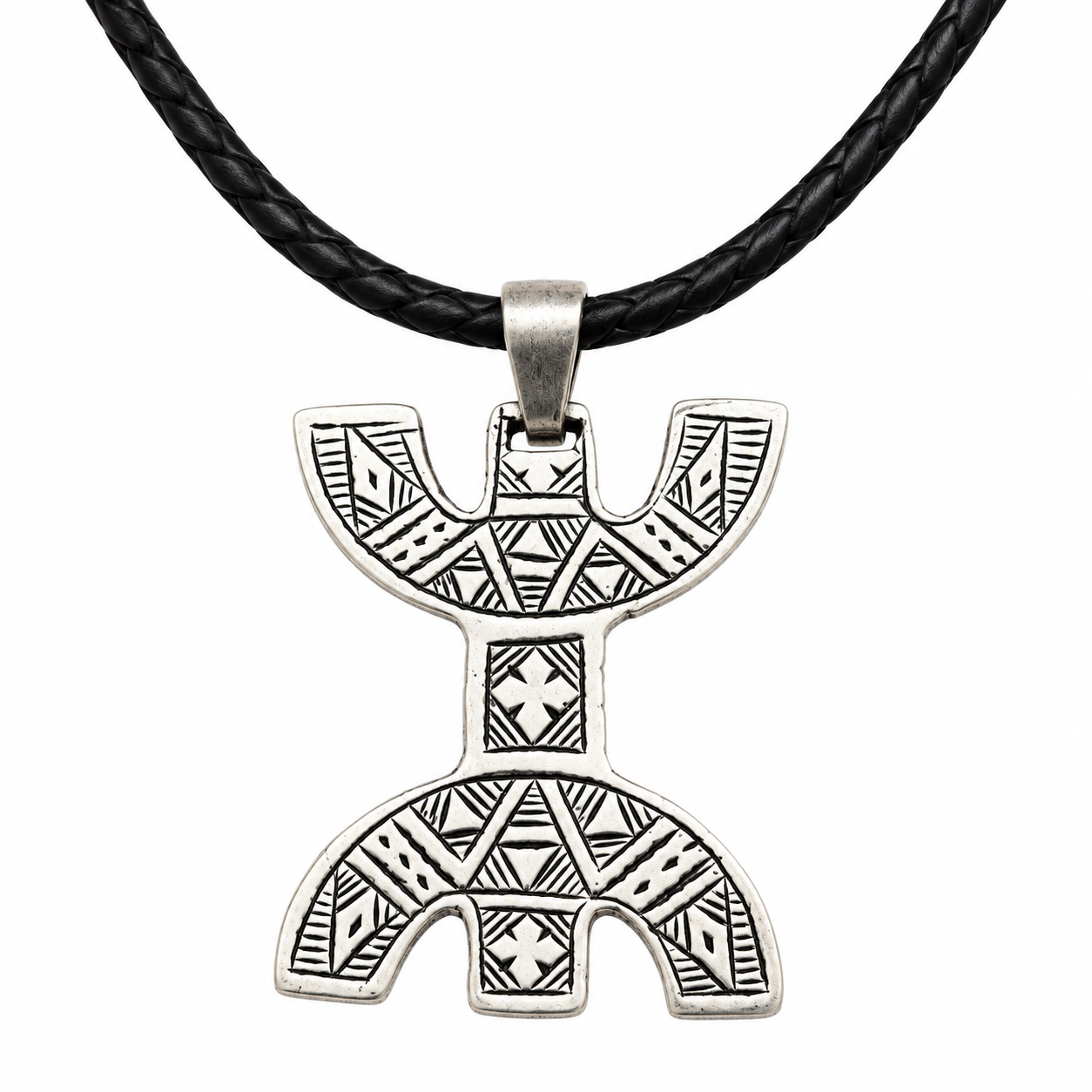 Amazigh Yaz Symbol Berber Tuareg Kabyle Pendant Necklace