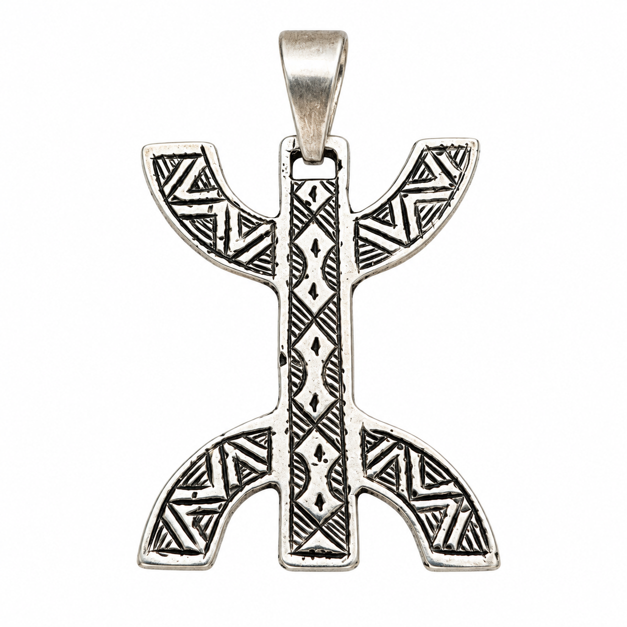 Amazigh Yaz Symbol Berber Tuareg Kabyle Pendant Necklace