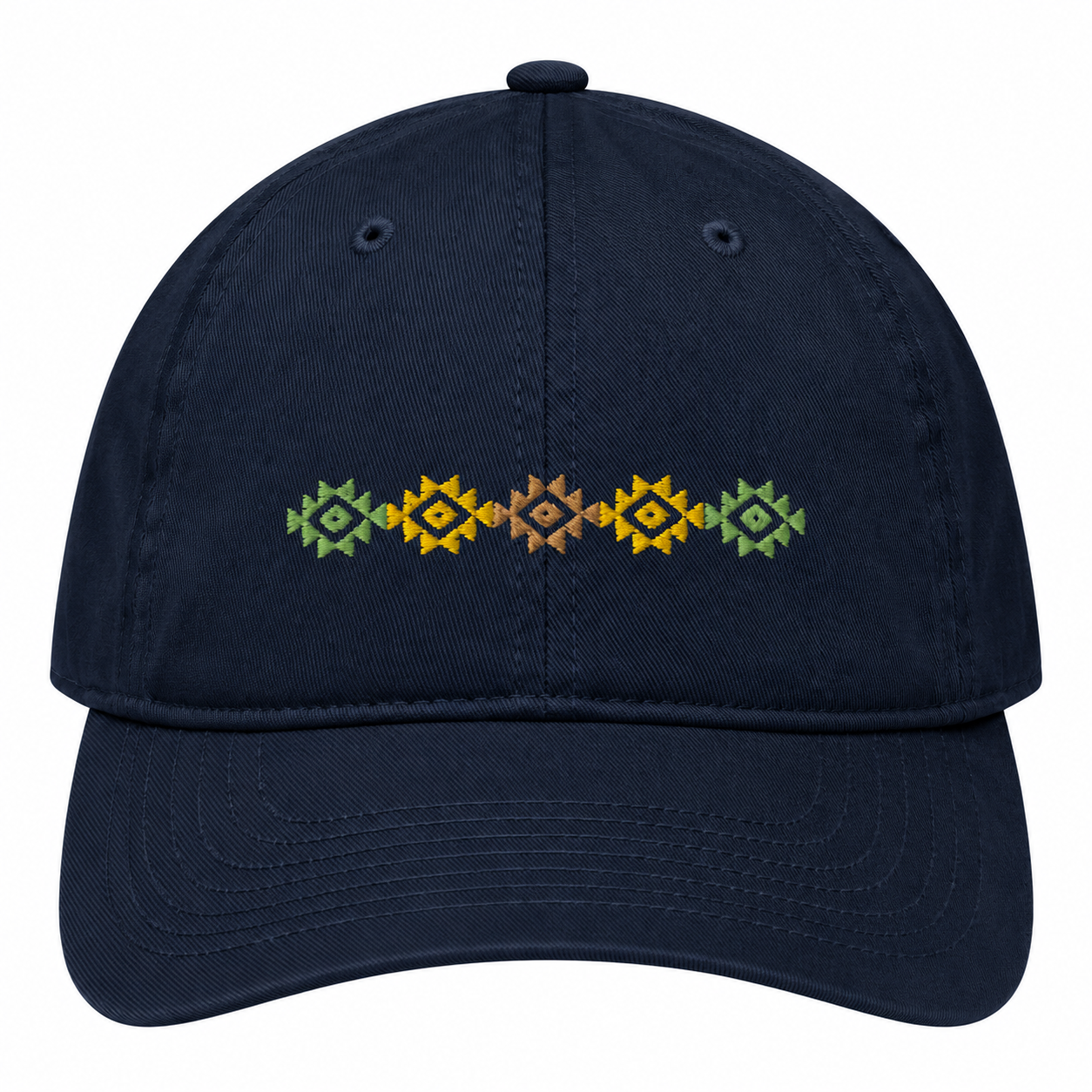 Berber Amazigh Kabyle Eyes Embroidery Organic Dad Hat