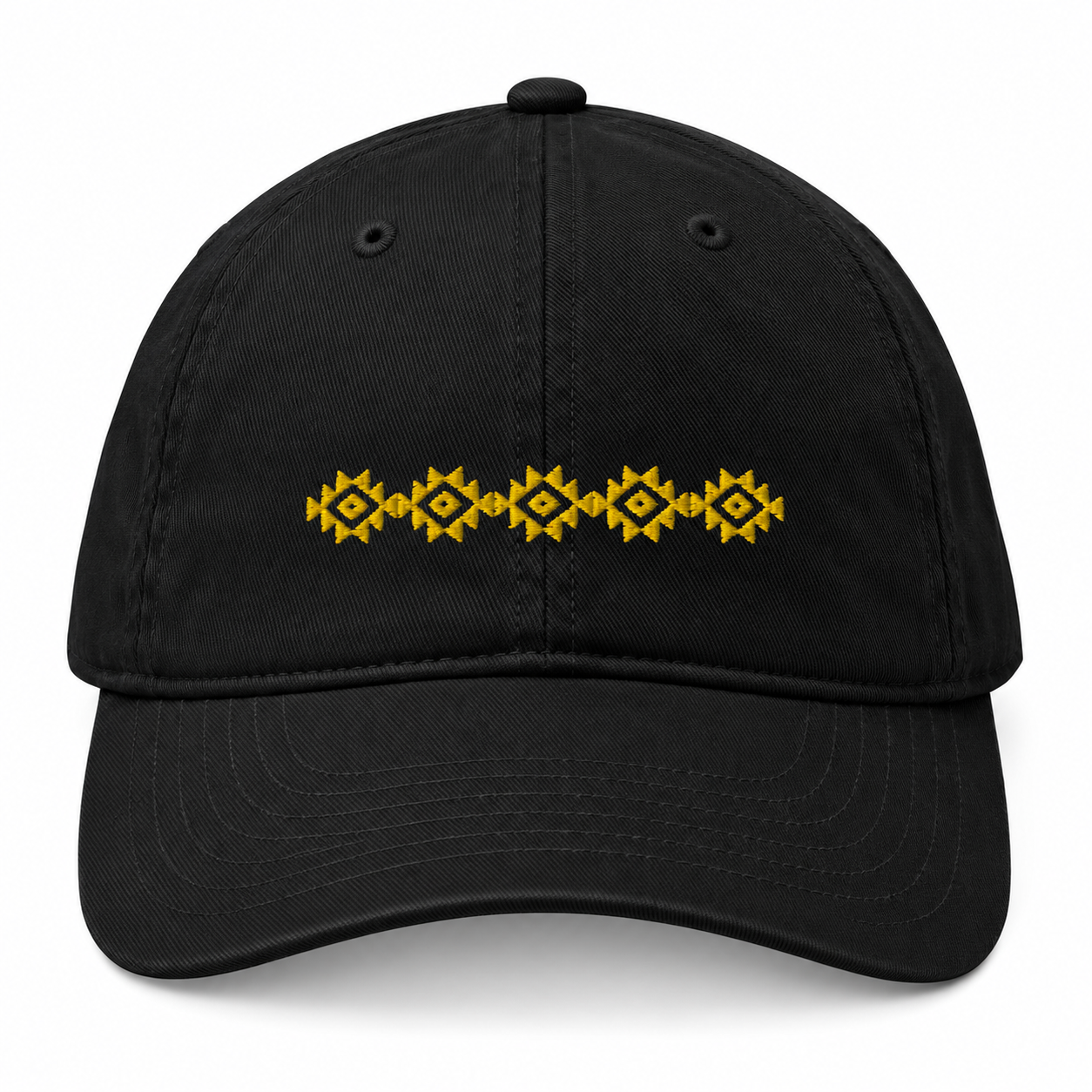 Berber Amazigh Kabyle Organic Cotton Dad Hat with Eye Embroidery
