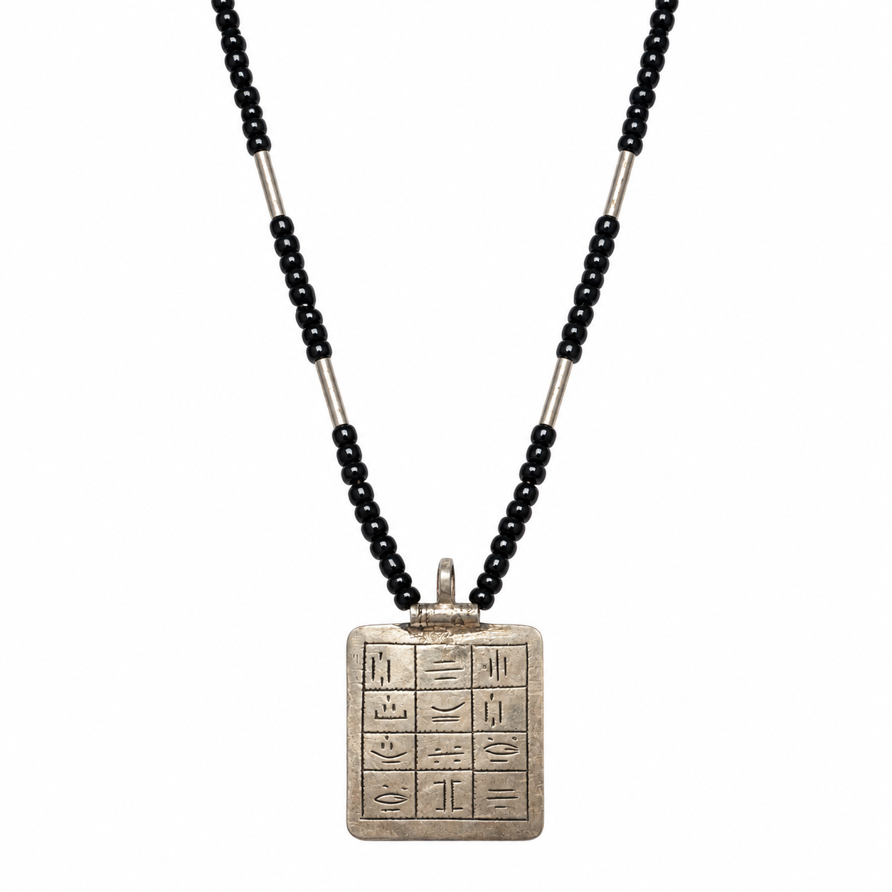 Berber Amazigh Tifinagh Protection Amulet Necklace with Pendant