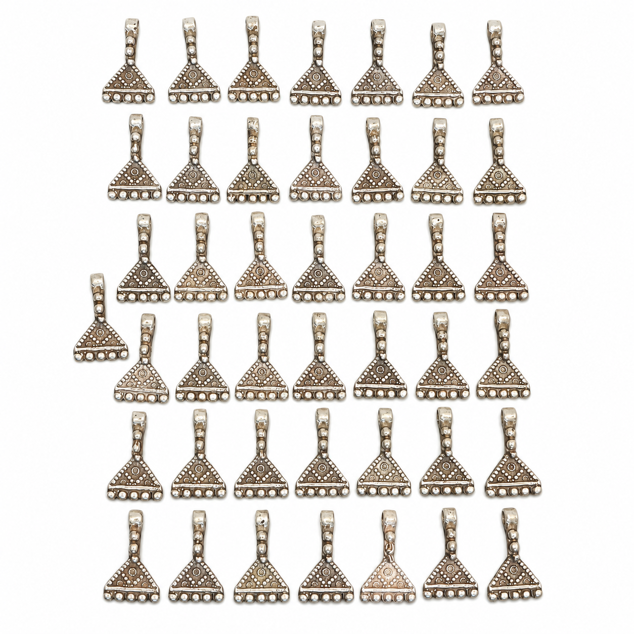 Berber Antique Silver Pendant Necklace Collection Ancient Jewelry