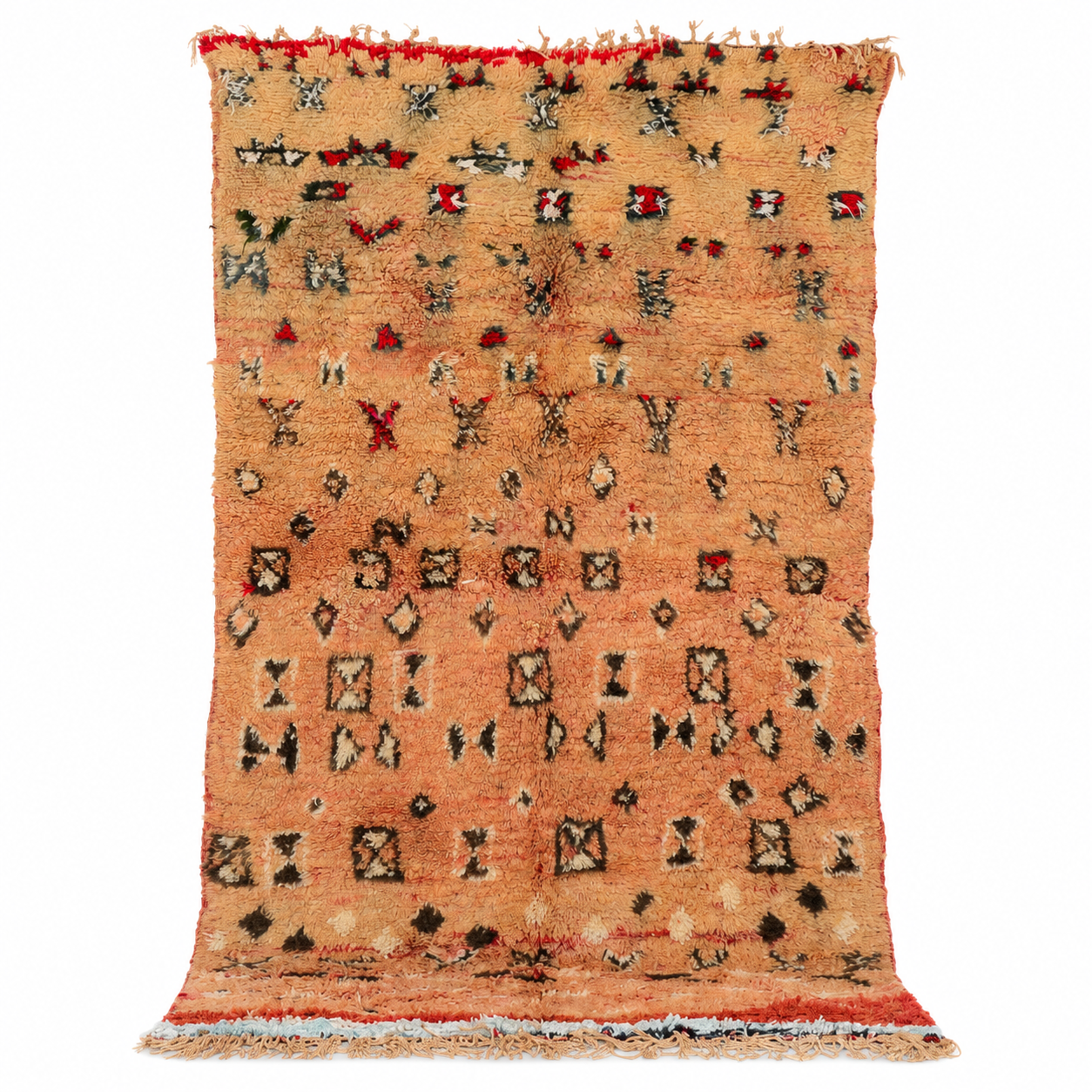 Berber Azilal Wool Rug Handmade Geometric Large Rug