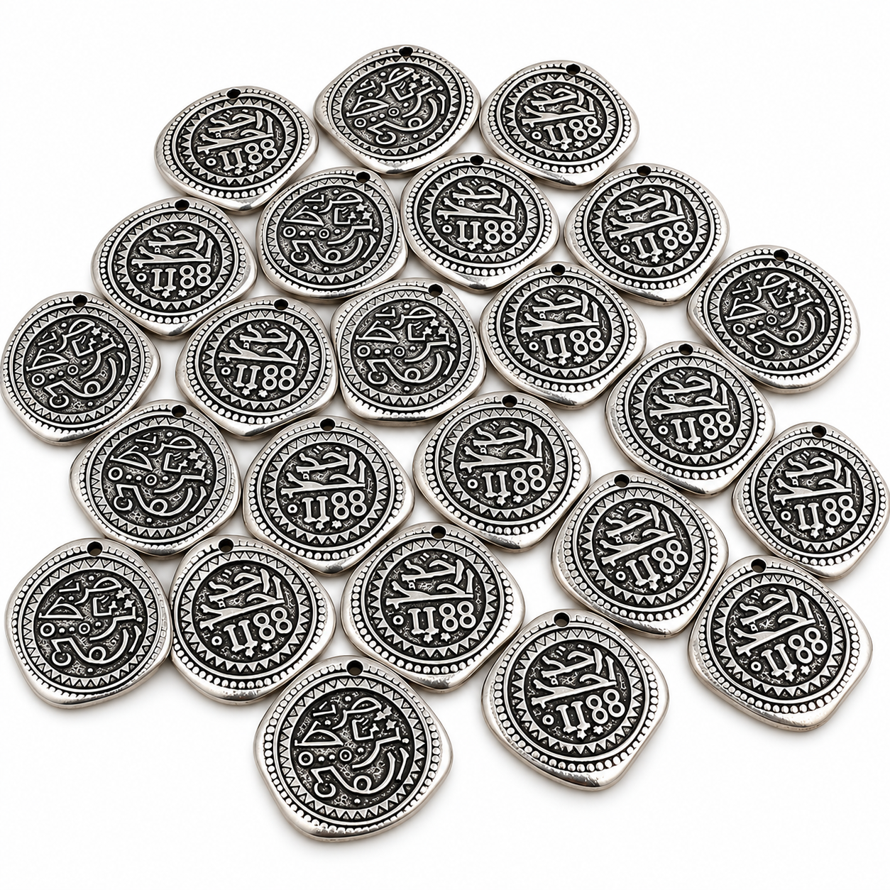 Berber Coin Pendant Necklace Tribal Charm Jewelry Finding