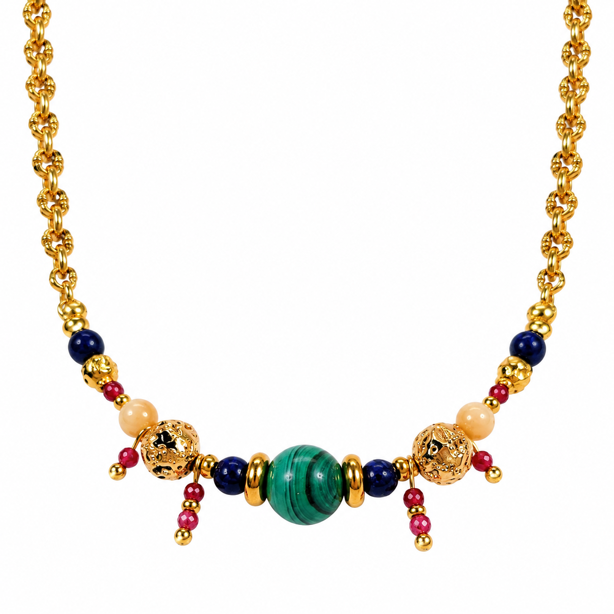 Berber Lalla Anza inspiré parures kabyles Inspired Necklace