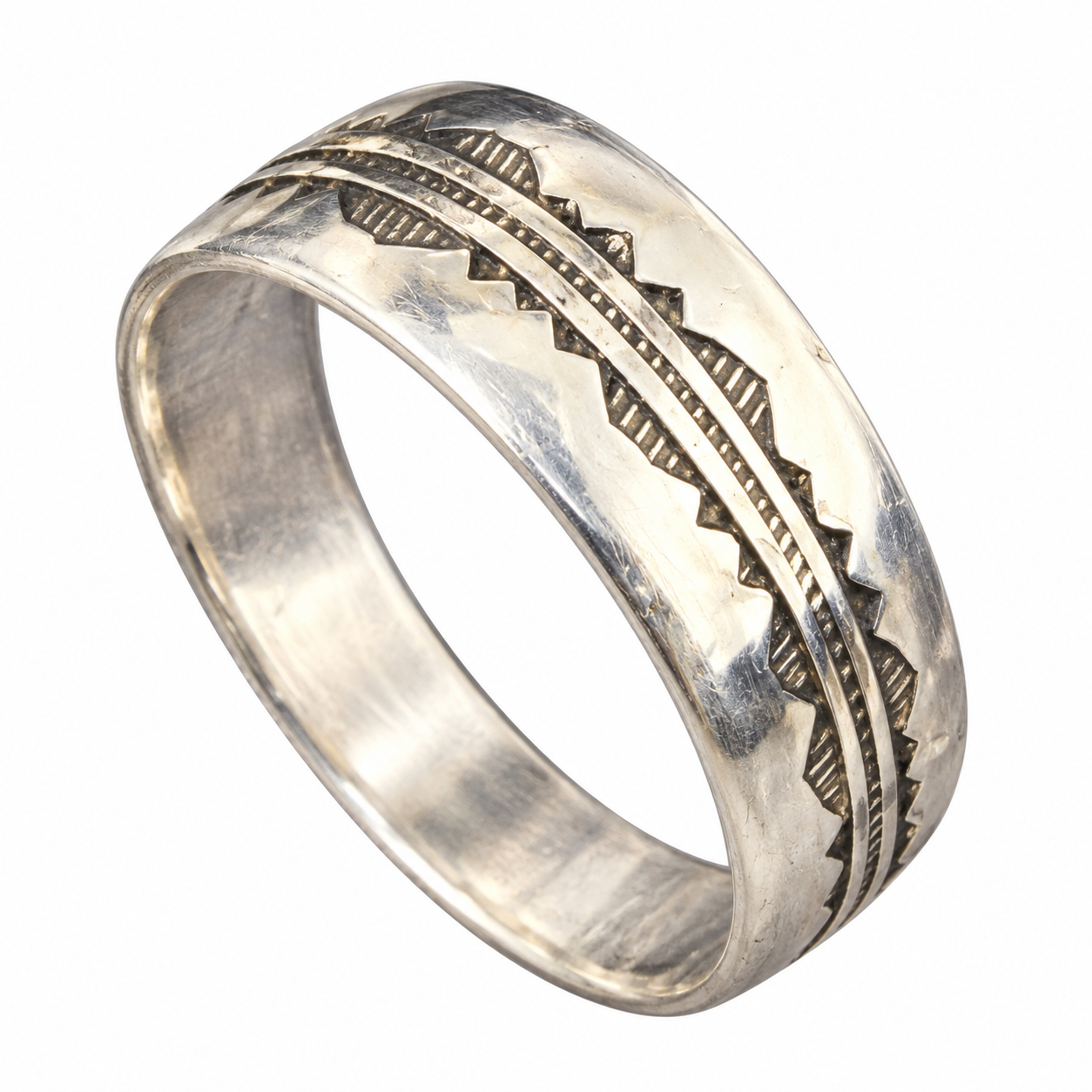Berber Tuareg Alliance Ring Handmade Silver Tashndrt Jewelry
