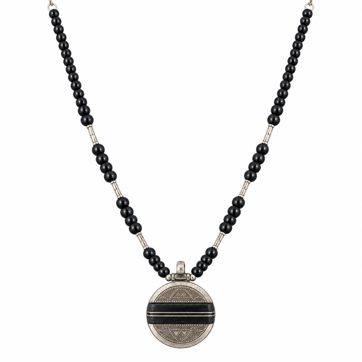 Berber Tuareg Sahara Statement Necklace with Amazigh Artisan Design