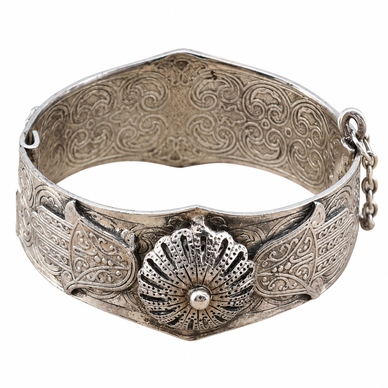 Berber Tuareg Vintage Argenté Silver-Tone Camel Cuff Bracelet