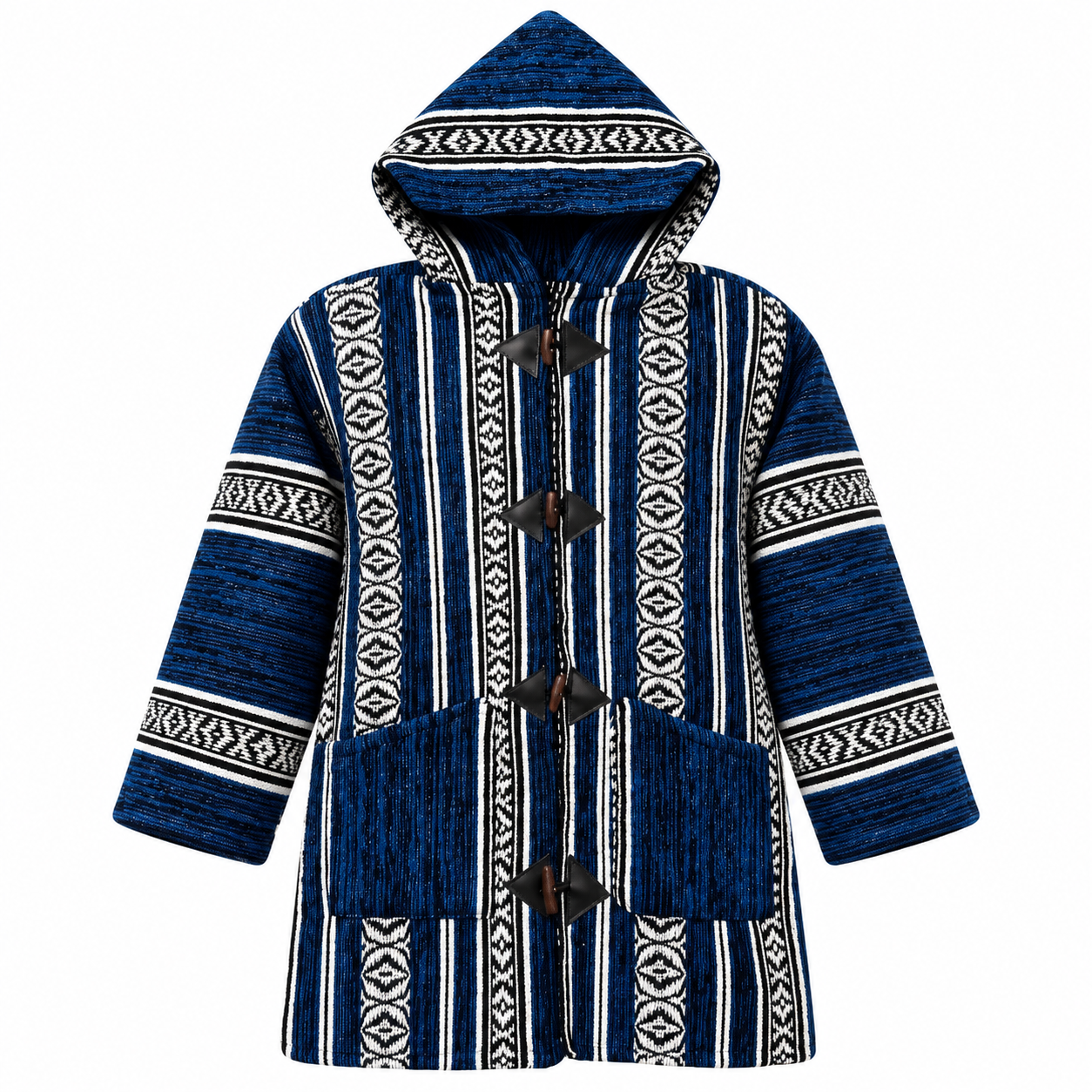 Handmade Berber Wool Hooded Djellaba Coat Custom Color Jacket