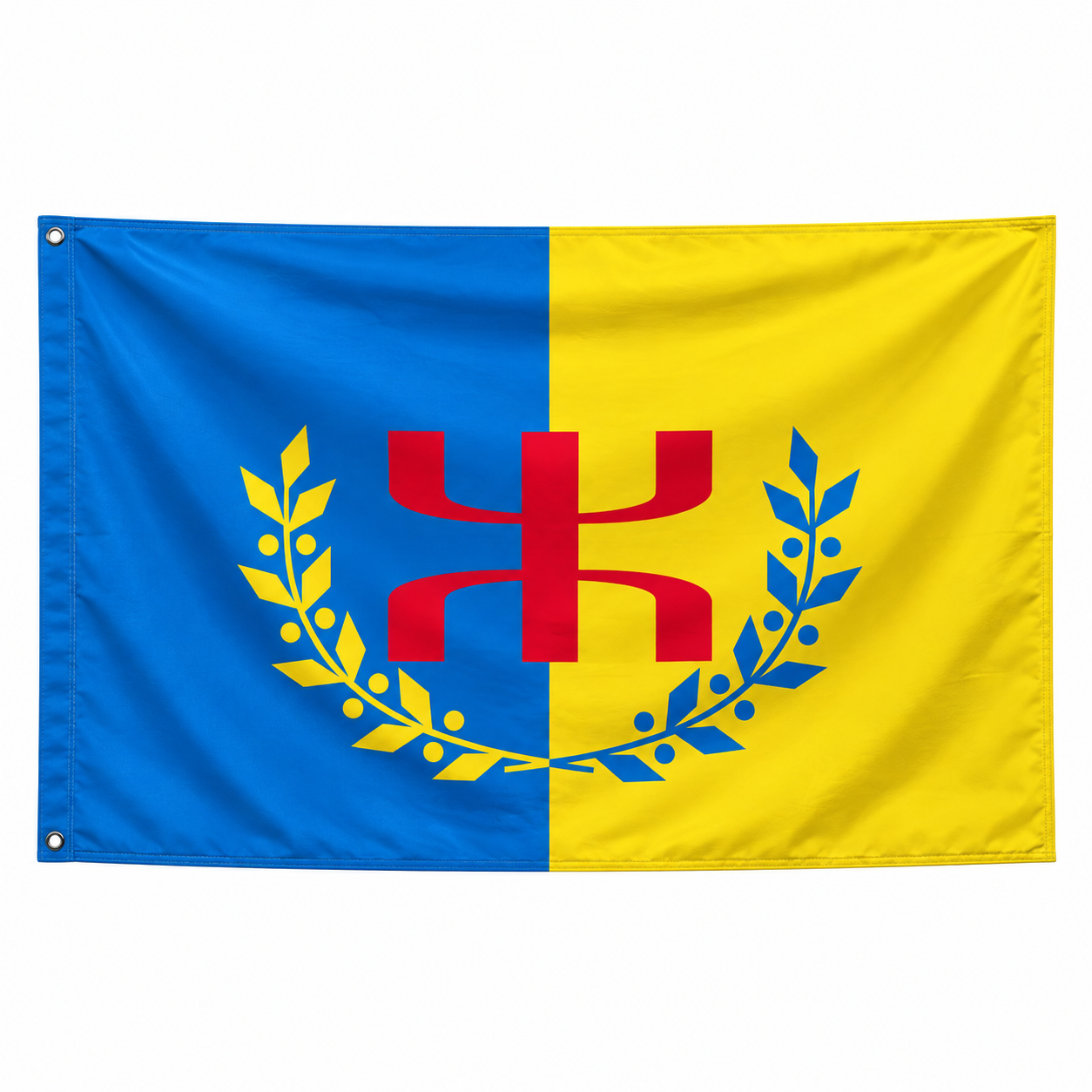 Kabyle Amazigh Berber Flag North African Banner Wall Decor