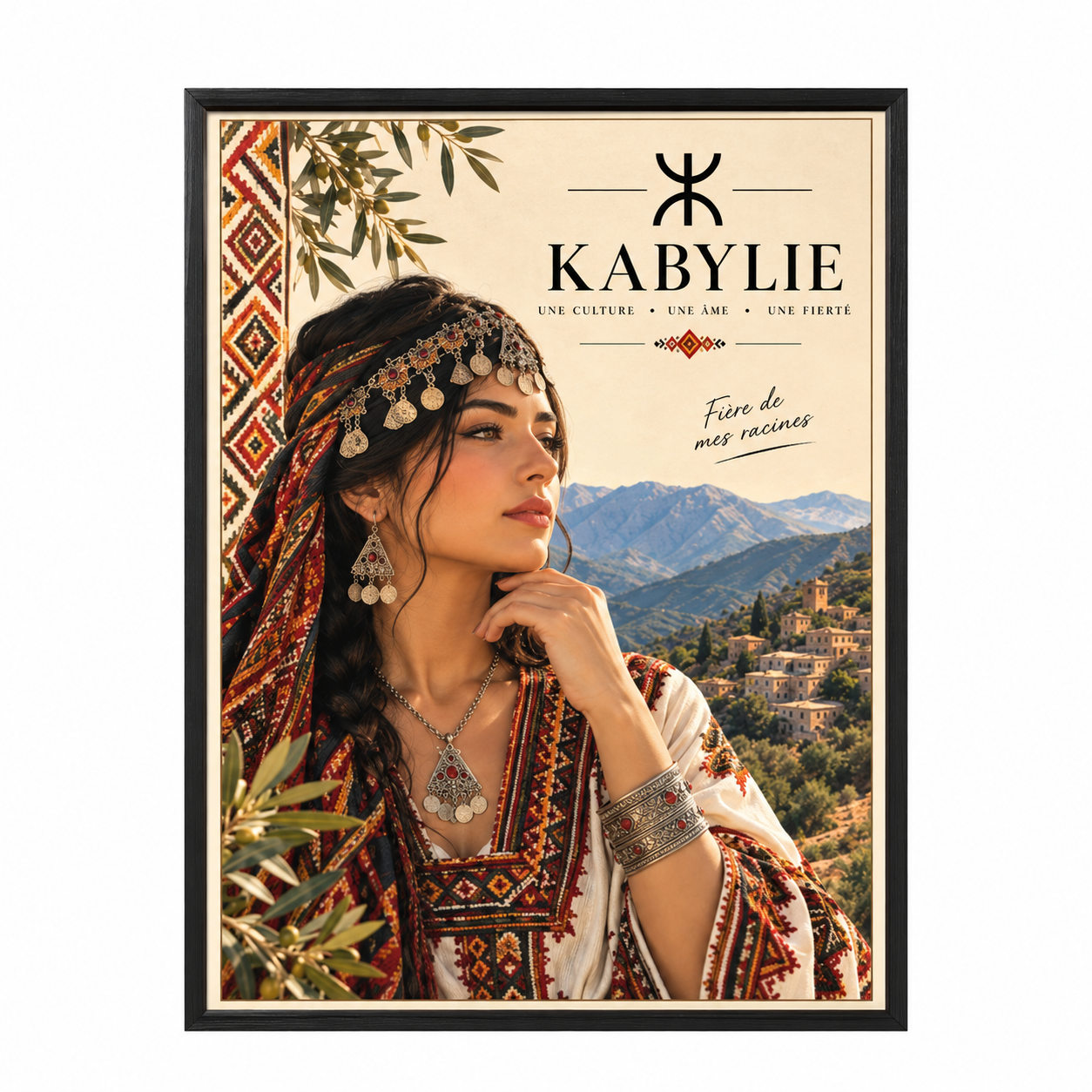 Kabyle Amazigh Yaz Four Printable Wall Art Digital Download