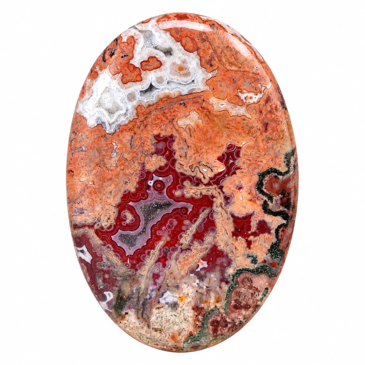 Natural Berber Agate Gemstone Polished Stone for Jewelry Making