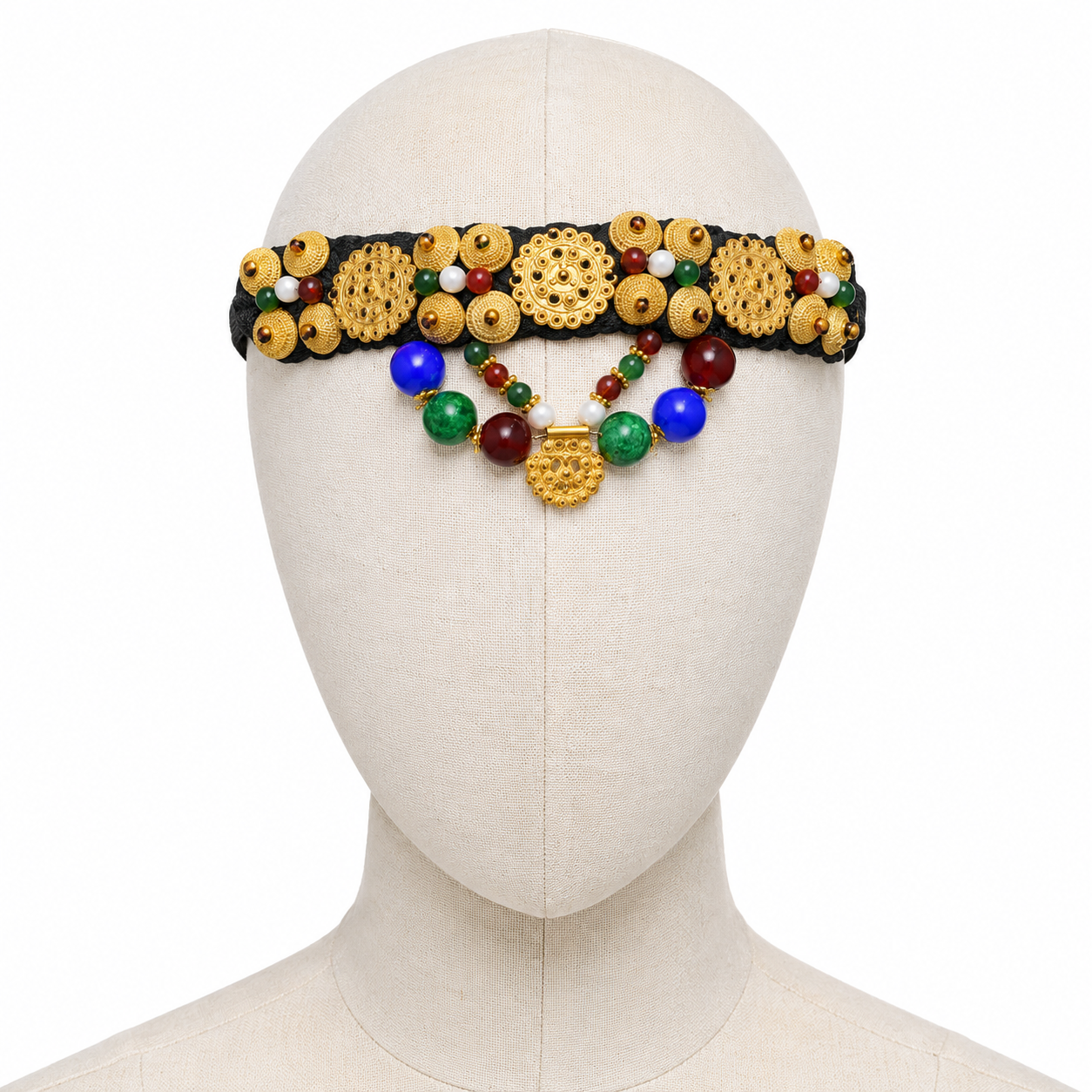 Sahraoui Berber Tuareg Dafra Amazigh Headband Ornament for Women